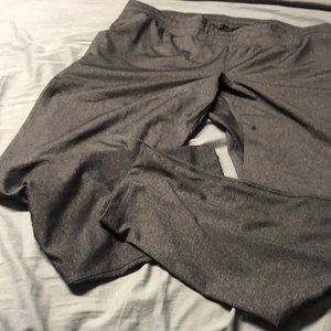 All In Motion Mens Drawstring Waist Ankle Zip Lightweight Sweatpants Gray XLarge